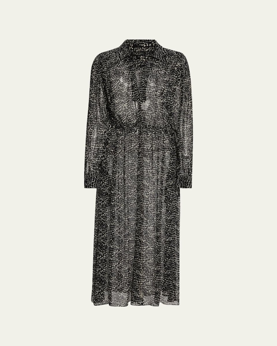 Emmy Printed Shirtdress